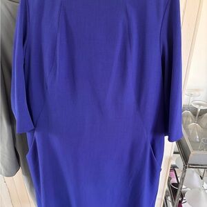 MM Lafleur Royal Blue Long Sleeve Dress